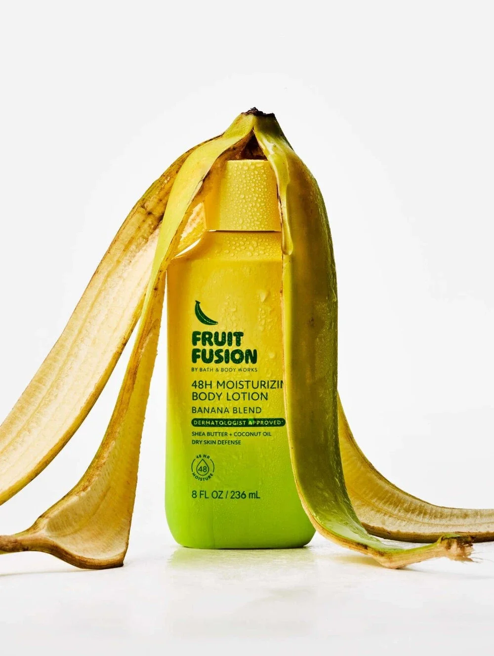 Bath & Body Works Fruit Fusion Banana Blend Body Lotion 8oz NEW RARE